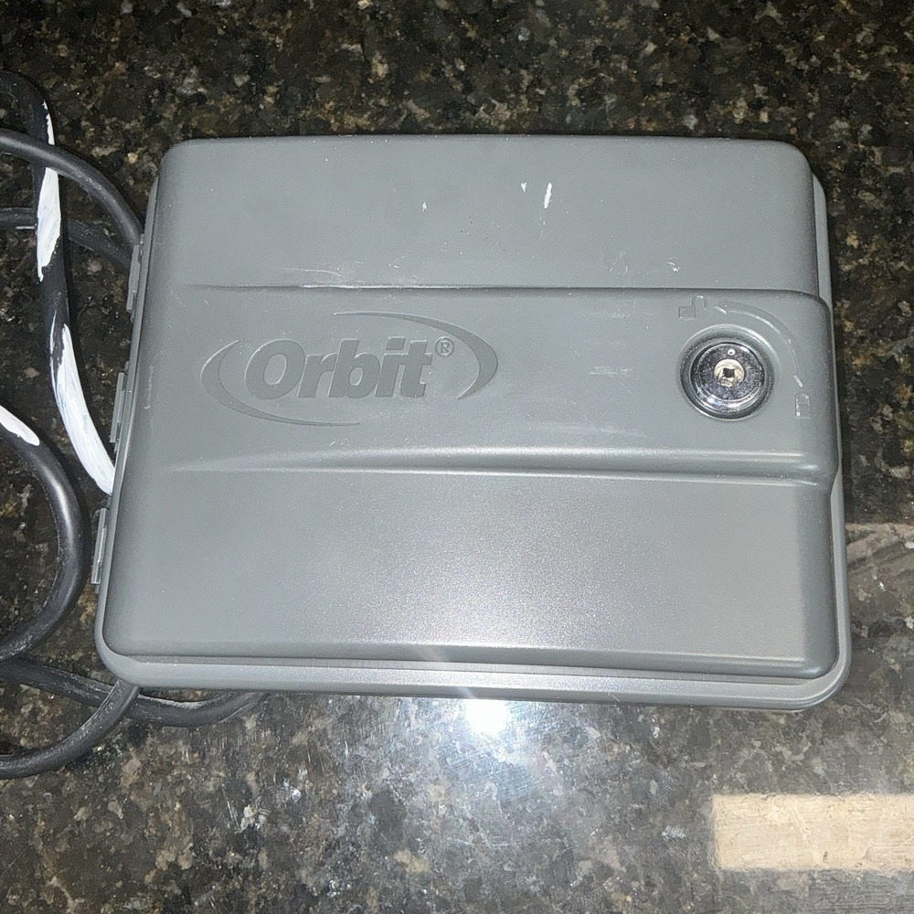 Orbit Model 27999 9-Station 3-Program All Weather Sprinkler Timer Used‎ No Key